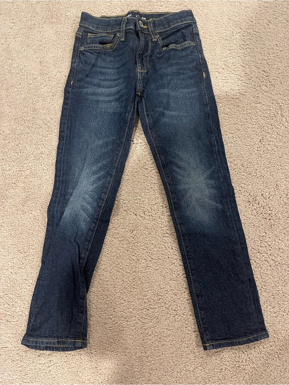 Boy’s Dark Blue Slim Fit Jeans